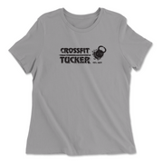 Womens 2X-Large SOLID_ATHLETIC_GREY Relaxed Jersey T-Shirt