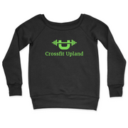 Womens 2X-Large BLACK CrewNeck