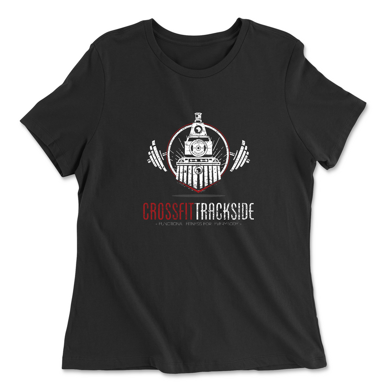 Womens 2X-Large BLACK Relaxed Jersey T-Shirt