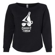 Womens 2X-Large BLACK CrewNeck