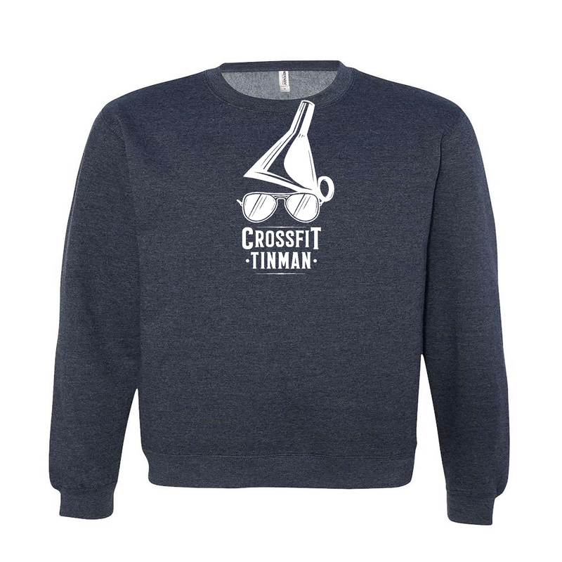Mens 2X-Large CLASSIC_NAVY_HEATHER Midweight Sweatshirt