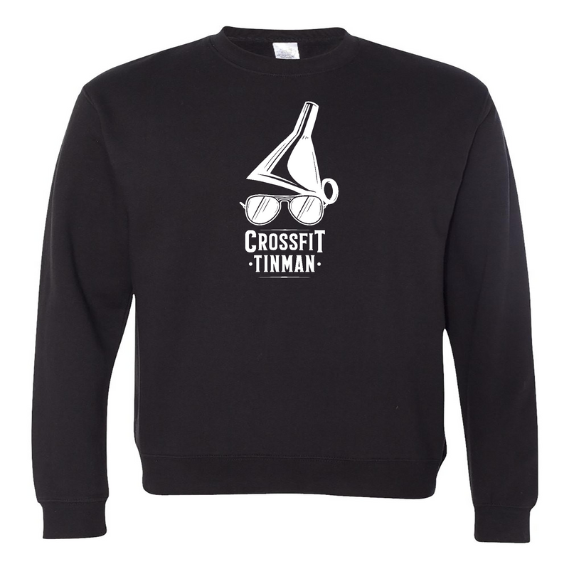 Mens 2X-Large BLACK Midweight Sweatshirt