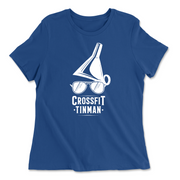 Womens 2X-Large TRUE_ROYAL Relaxed Jersey T-Shirt