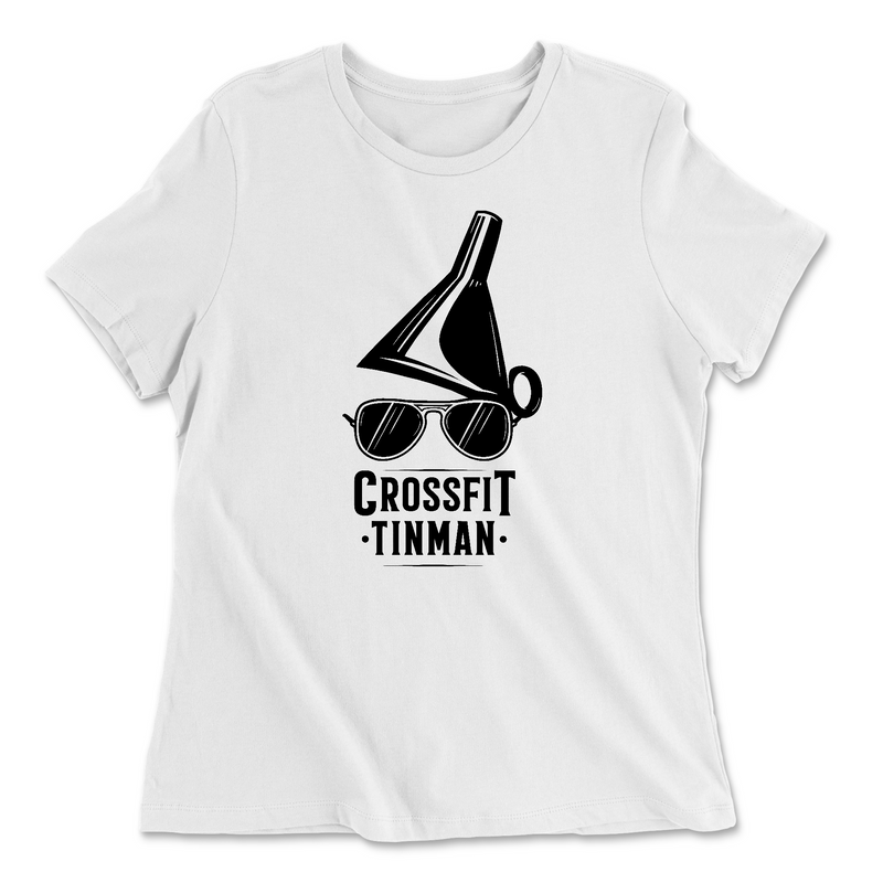 Womens 2X-Large WHITE Relaxed Jersey T-Shirt