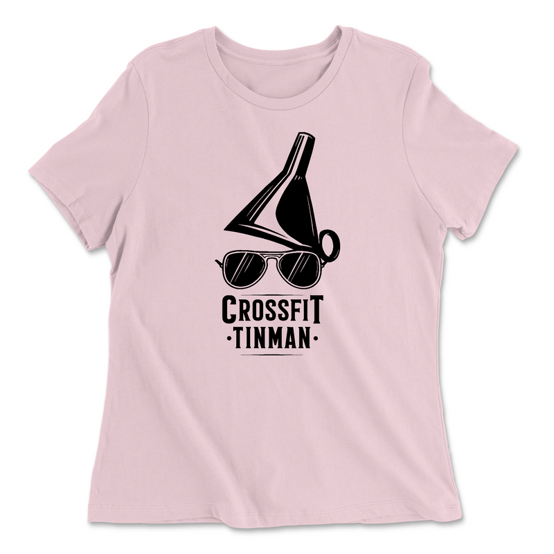 Womens 2X-Large PINK Relaxed Jersey T-Shirt