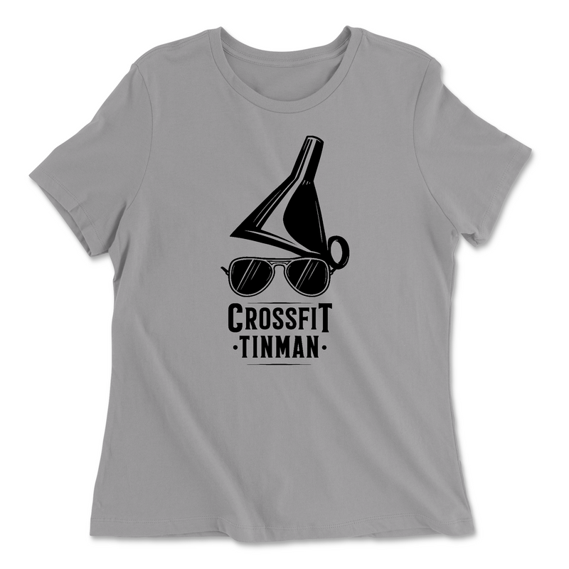 Womens 2X-Large SOLID_ATHLETIC_GREY Relaxed Jersey T-Shirt