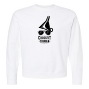 Mens 2X-Large WHITE Midweight Sweatshirt
