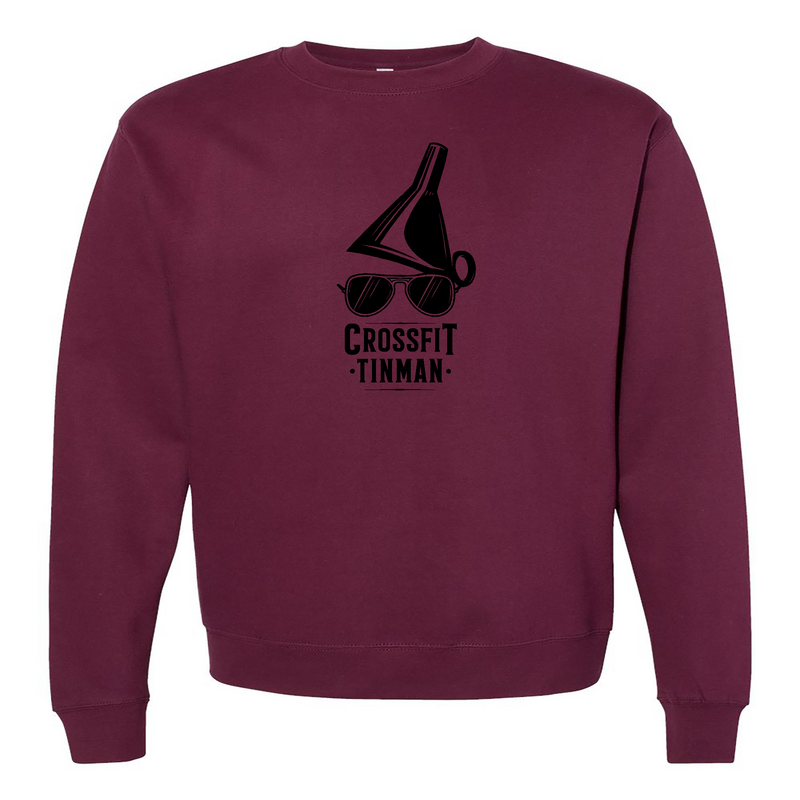 Mens 2X-Large MAROON Midweight Sweatshirt