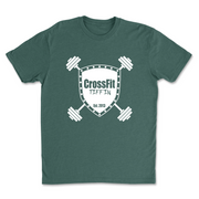 Mens 2X-Large HEATHER_FOREST_GREEN T-Shirt