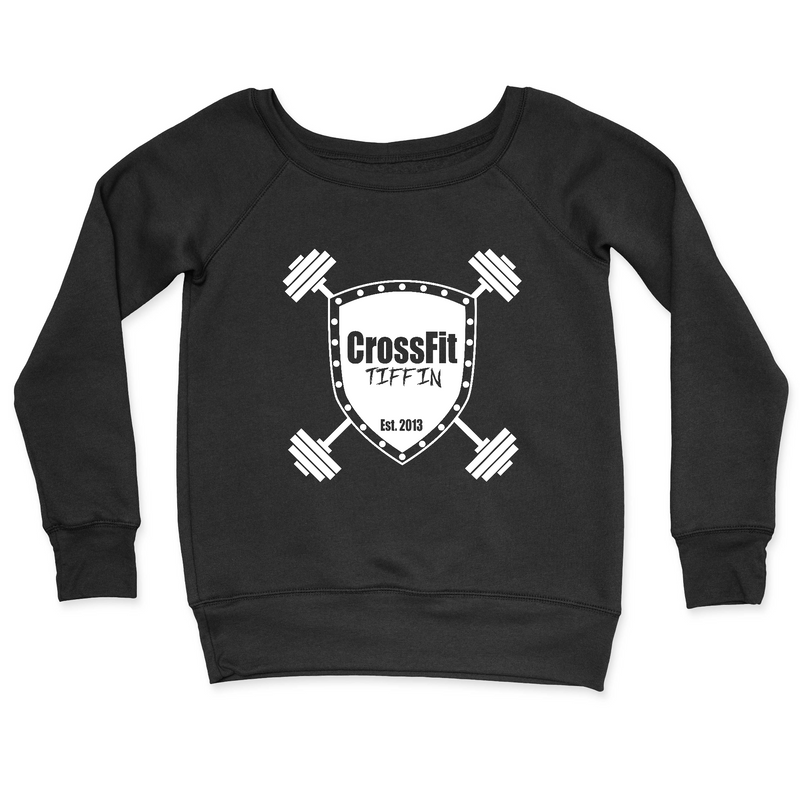 Womens 2X-Large BLACK CrewNeck