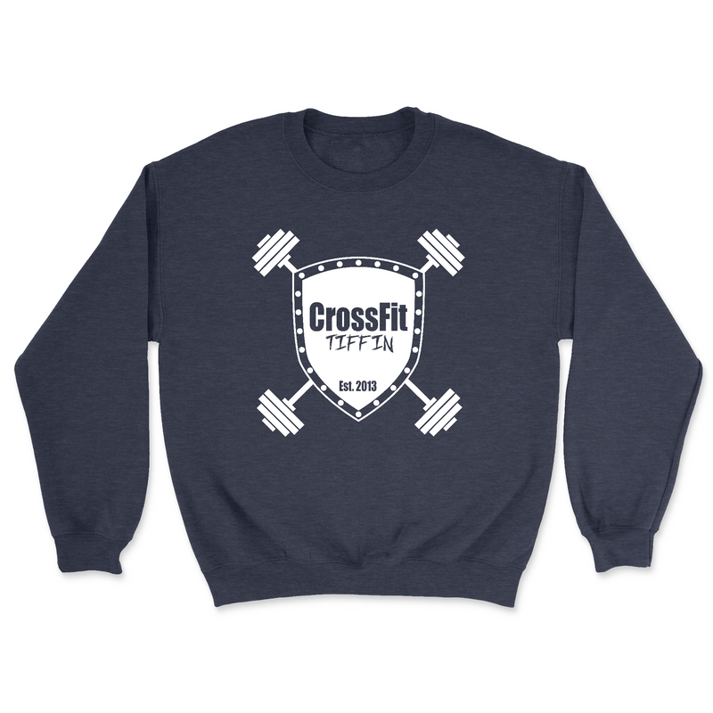 Mens 2X-Large CLASSIC_NAVY_HEATHER Midweight Sweatshirt