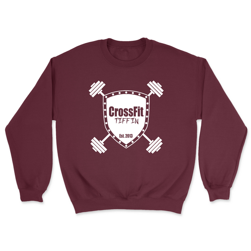Mens 2X-Large MAROON Midweight Sweatshirt