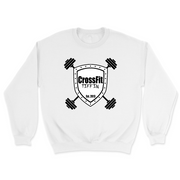 Mens 2X-Large WHITE Midweight Sweatshirt