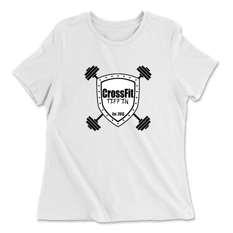 Womens 2X-Large WHITE Relaxed Jersey T-Shirt