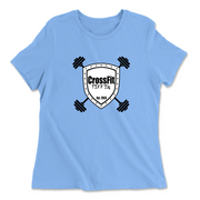 Womens 2X-Large CAROLINA_BLUE Relaxed Jersey T-Shirt