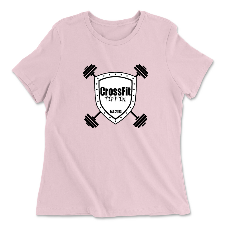 Womens 2X-Large PINK Relaxed Jersey T-Shirt
