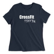 Womens 2X-Large NAVY Relaxed Jersey T-Shirt