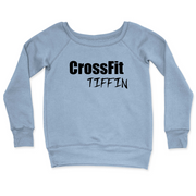 Womens 2X-Large MISTY_BLUE CrewNeck