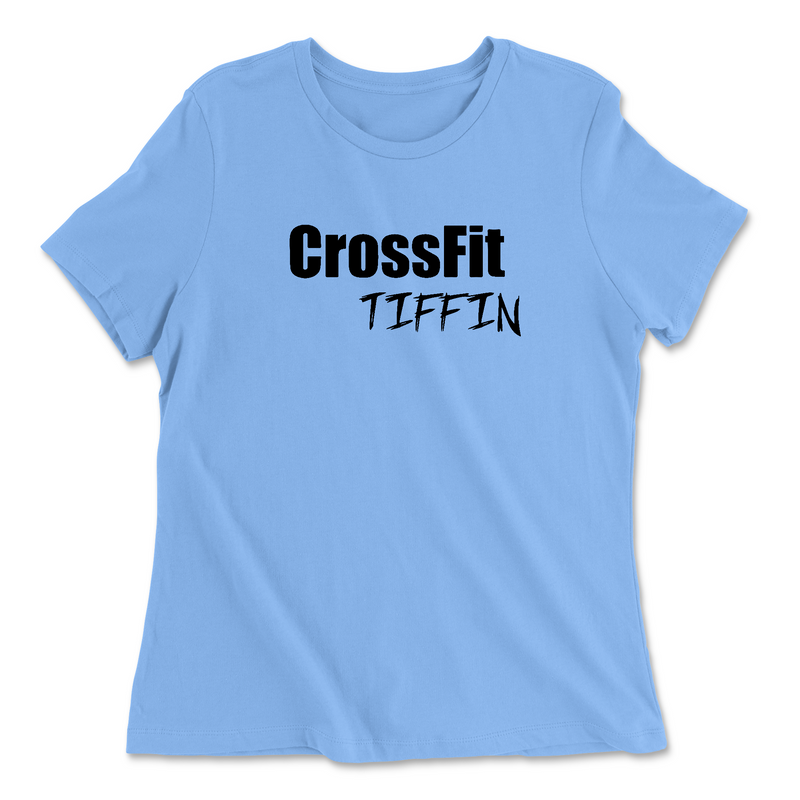 Womens 2X-Large CAROLINA_BLUE Relaxed Jersey T-Shirt