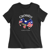 Womens 2X-Large BLACK Relaxed Jersey T-Shirt