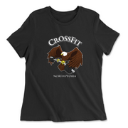 Womens 2X-Large BLACK Relaxed Jersey T-Shirt