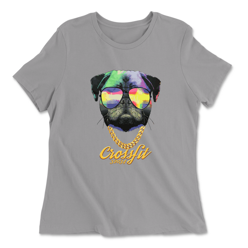 Womens 2X-Large SOLID_ATHLETIC_GREY Relaxed Jersey T-Shirt