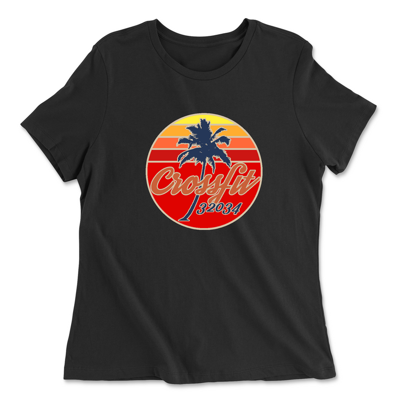 Womens 2X-Large BLACK Relaxed Jersey T-Shirt