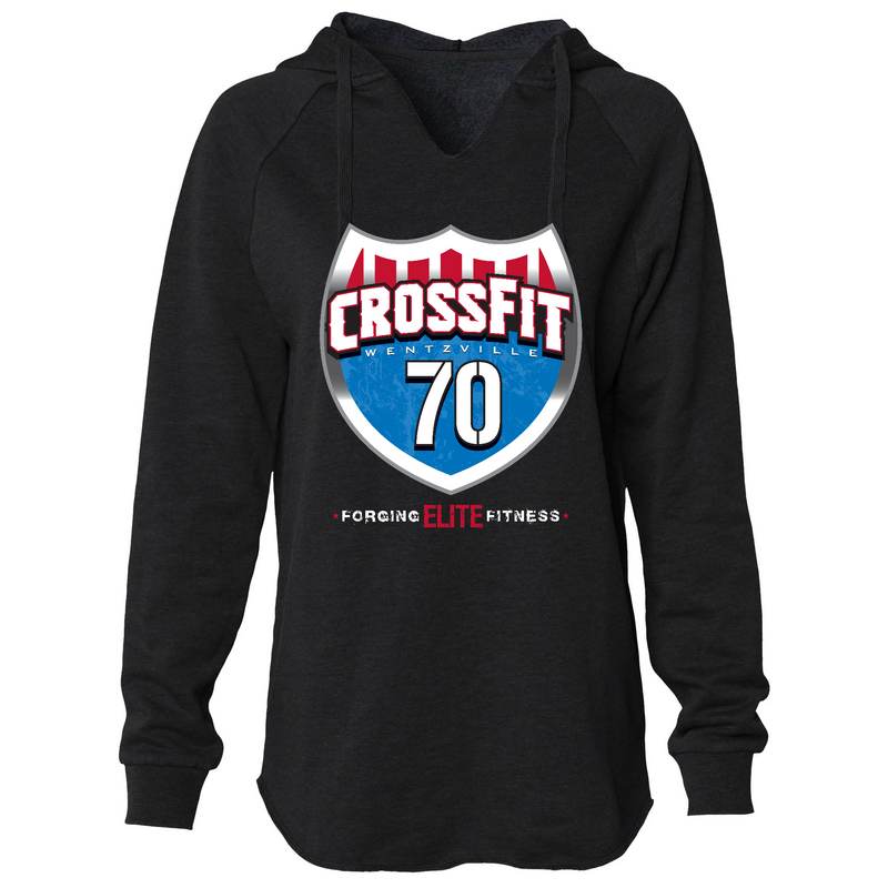 Womens 2X-Large BLACK Hoodie