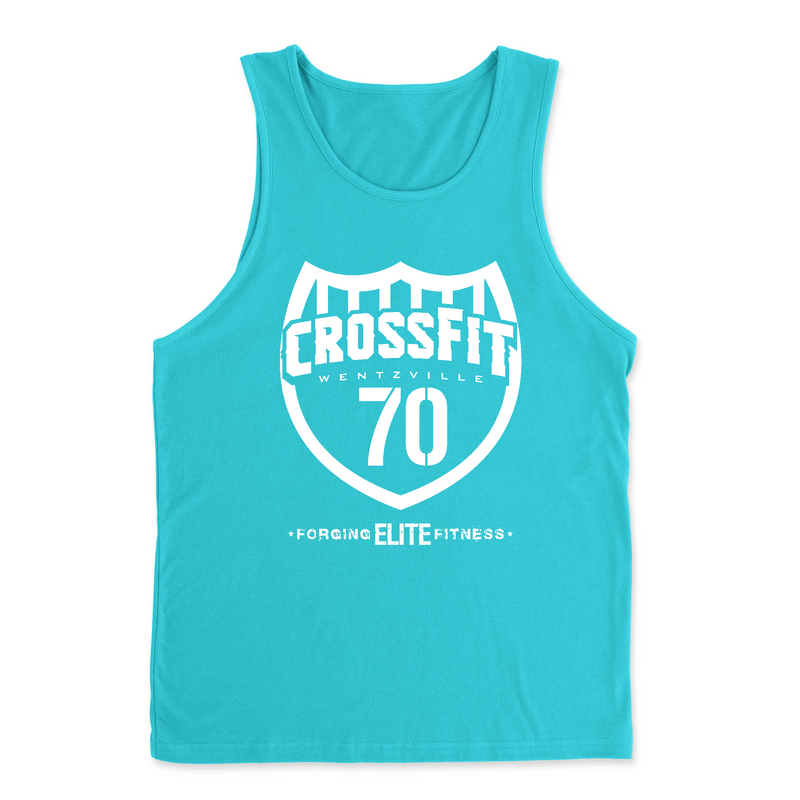 Mens 2X-Large TAHITI_BLUE Tank Top