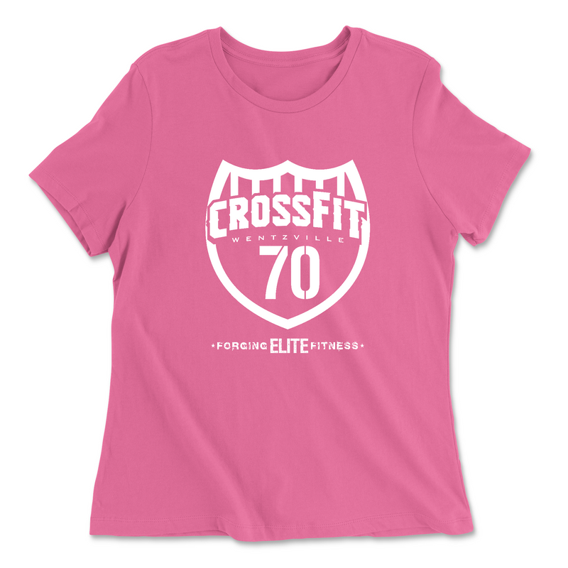 Womens 2X-Large CHARITY_PINK Relaxed Jersey T-Shirt