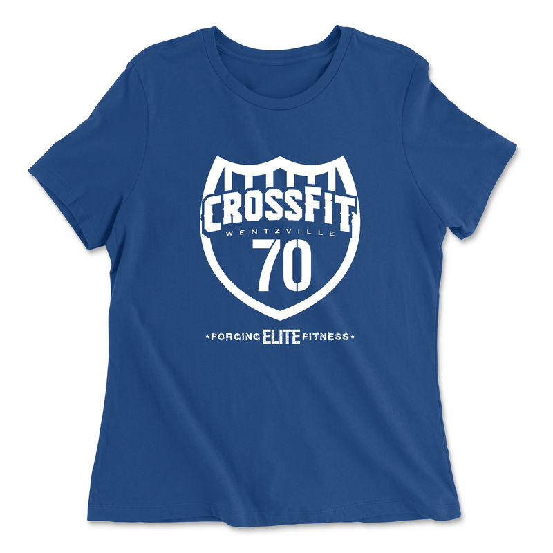 Womens 2X-Large TRUE_ROYAL Relaxed Jersey T-Shirt