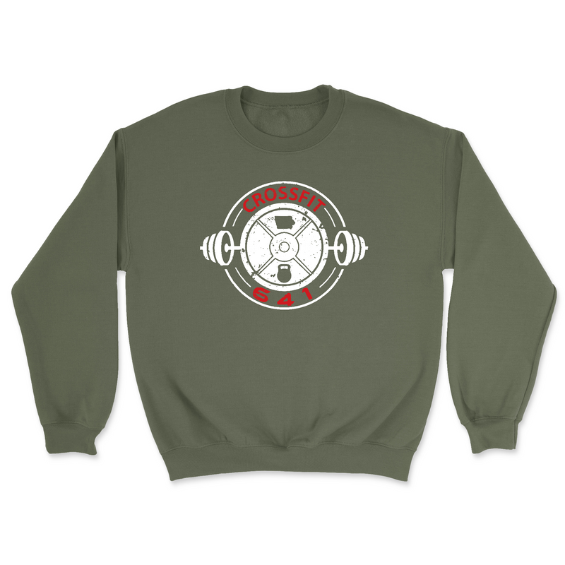 CrossFit 641 Standard (White) Mens - Midweight Sweatshirt