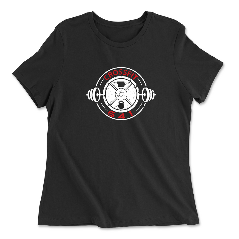 CrossFit 641 Standard (White) Womens - Relaxed Jersey T-Shirt
