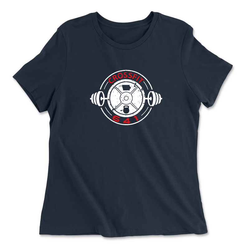 CrossFit 641 Standard (White) Womens - Relaxed Jersey T-Shirt
