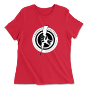 Womens 2X-Large RED Relaxed Jersey T-Shirt