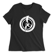 Womens 2X-Large BLACK Relaxed Jersey T-Shirt