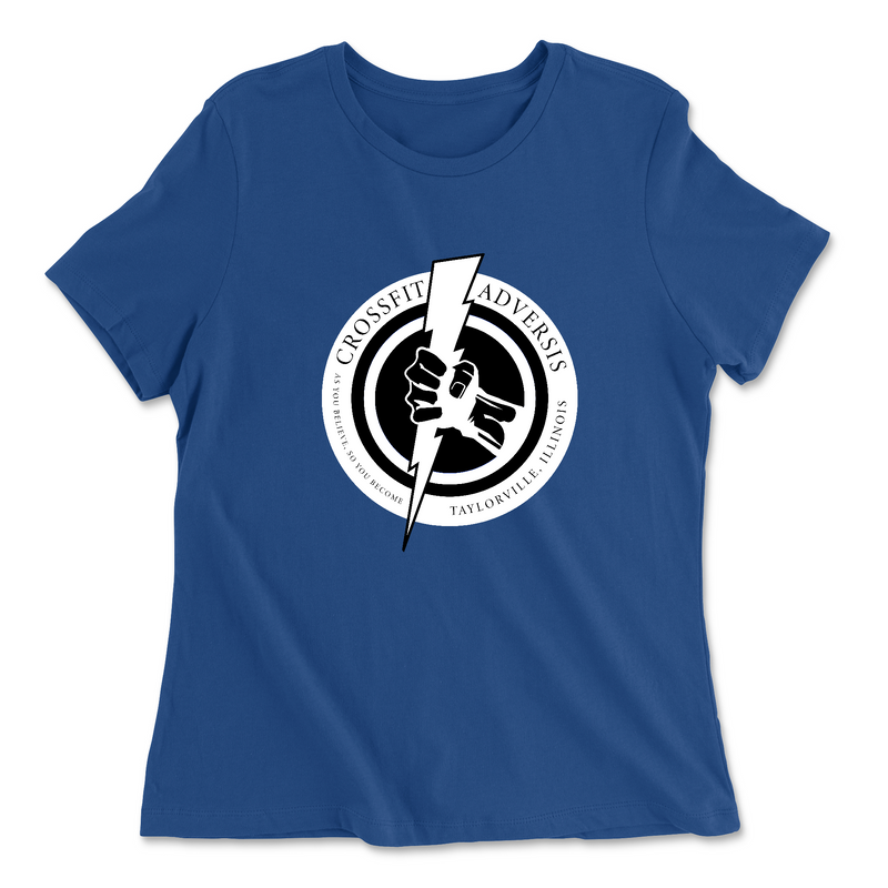 Womens 2X-Large TRUE_ROYAL Relaxed Jersey T-Shirt