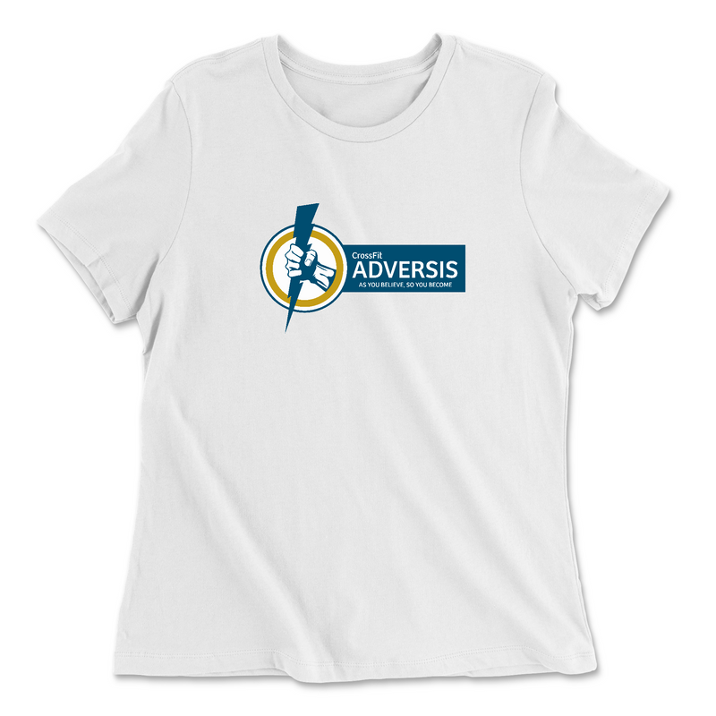 Womens 2X-Large WHITE Relaxed Jersey T-Shirt