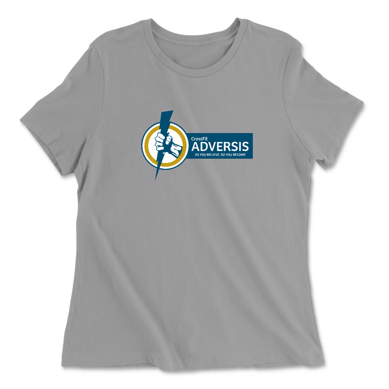 Womens 2X-Large SOLID_ATHLETIC_GREY Relaxed Jersey T-Shirt