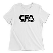 Womens 2X-Large WHITE Relaxed Jersey T-Shirt