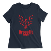 Womens 2X-Large NAVY Relaxed Jersey T-Shirt