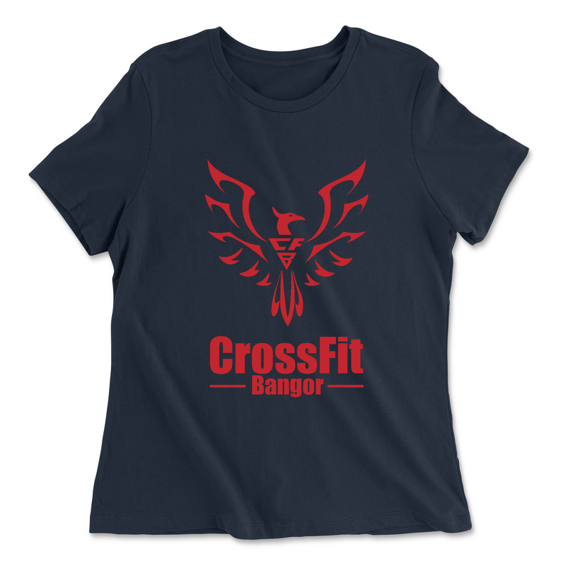 Womens 2X-Large NAVY Relaxed Jersey T-Shirt