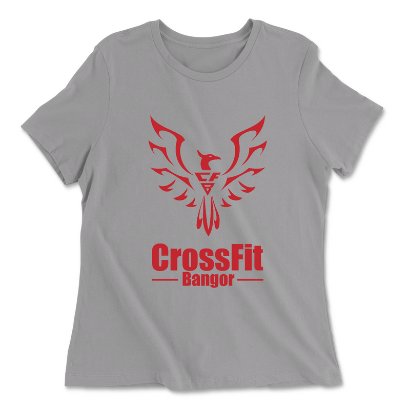 Womens 2X-Large SOLID_ATHLETIC_GREY Relaxed Jersey T-Shirt
