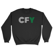 Mens 2X-Large BLACK Midweight Sweatshirt