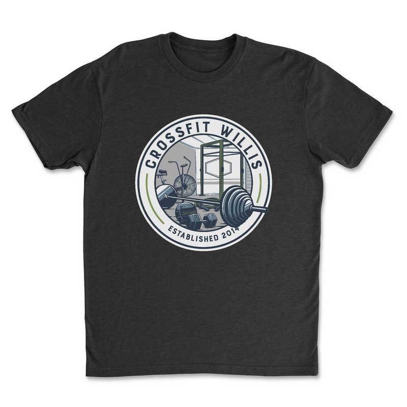Mens 2X-Large BLACK T-Shirt