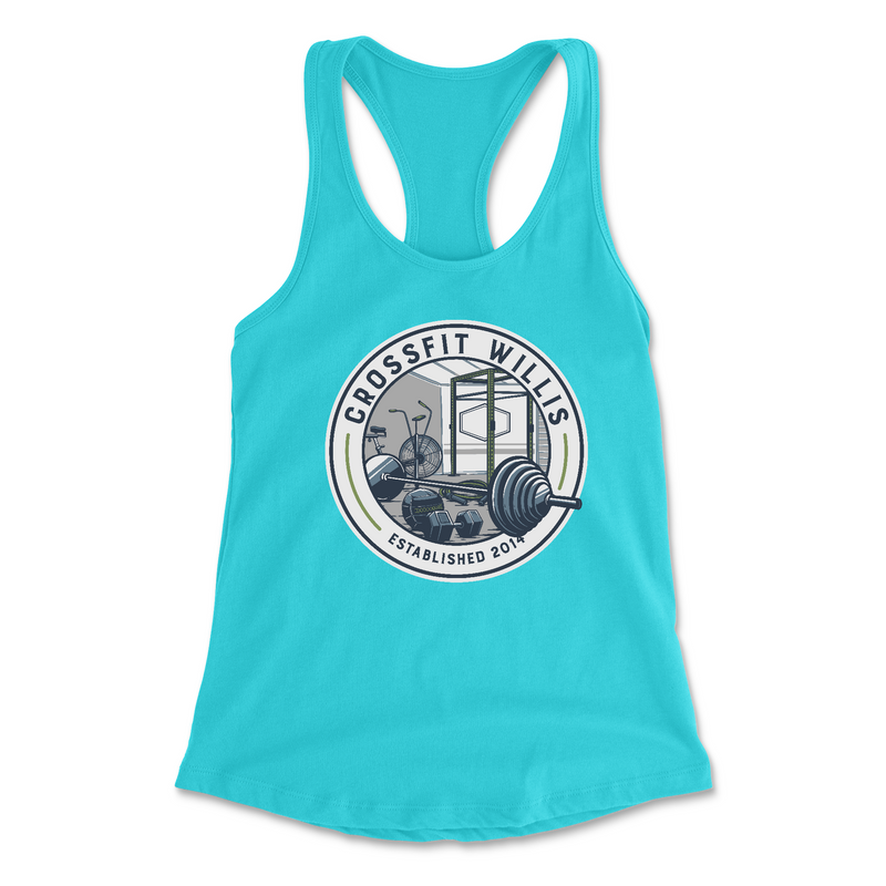 Womens 2X-Large TAHITI_BLUE Tank Top