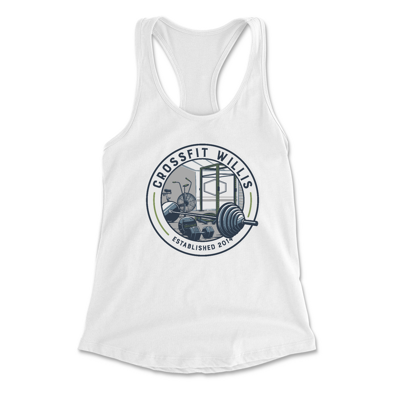 Womens 2X-Large WHITE Tank Top