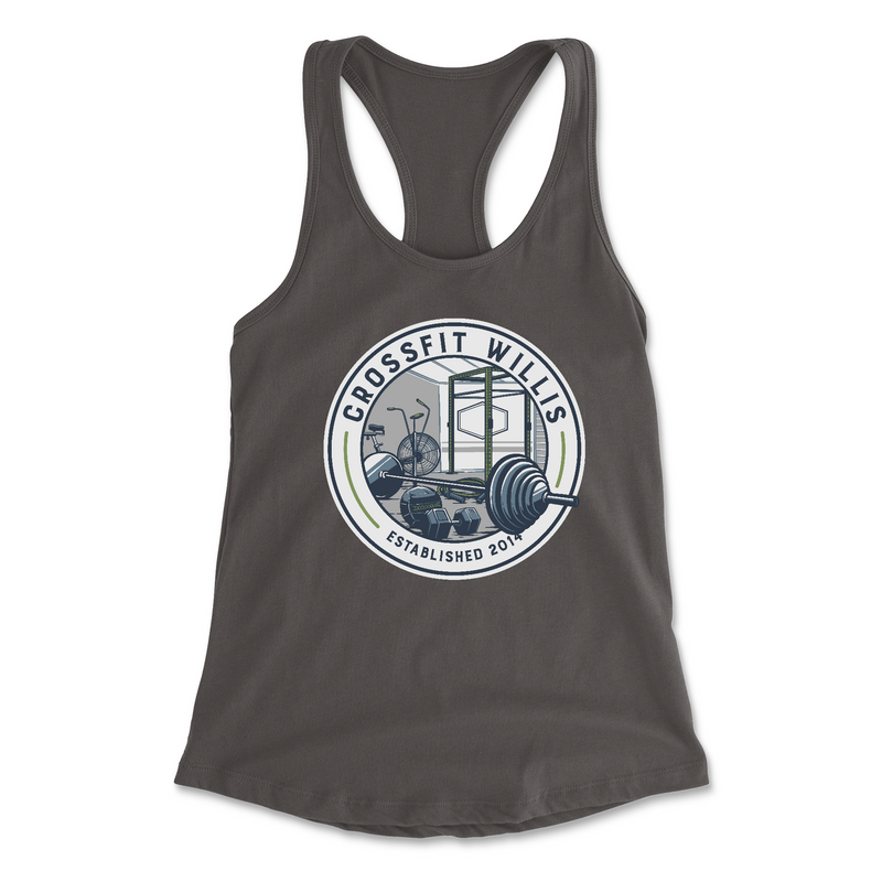 Womens 2X-Large DARK_GRAY Tank Top