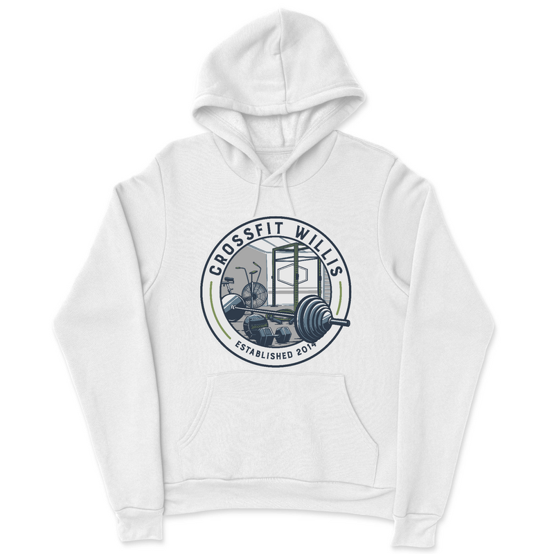 Mens 2X-Large WHITE Hoodie