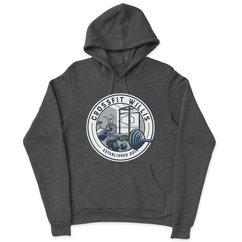 Mens 2X-Large CHARCOAL_HEATHER Hoodie